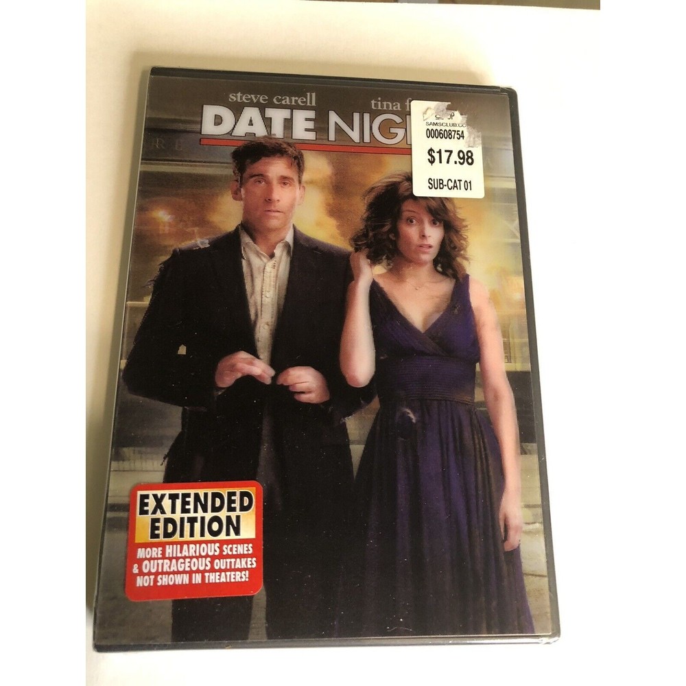 Date Night (DVD, 2010, Extended Edition) NEW